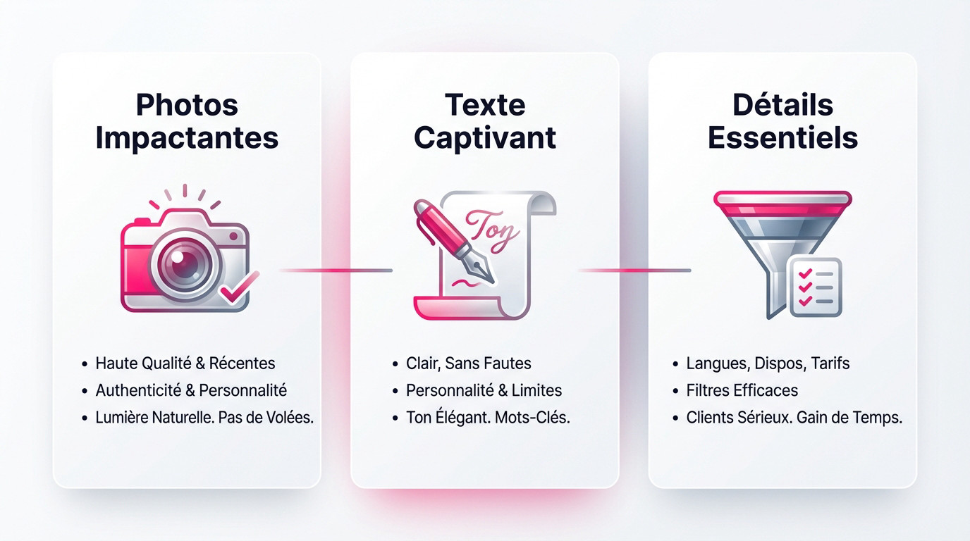 Conseils pour optimiser son profil RedGirl avec des photos authentiques et une description soignée