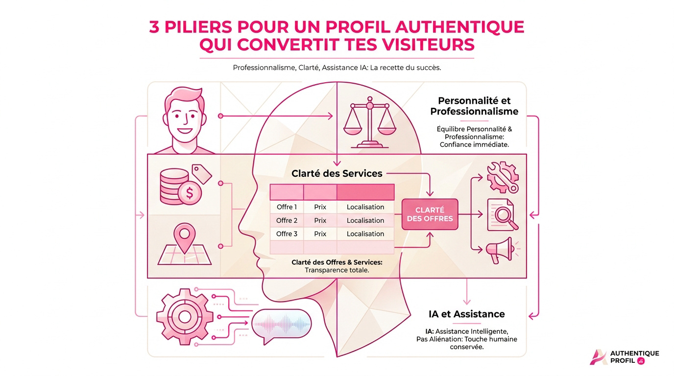 Conseils pour créer un profil d'escort authentique et professionnel en Suisse