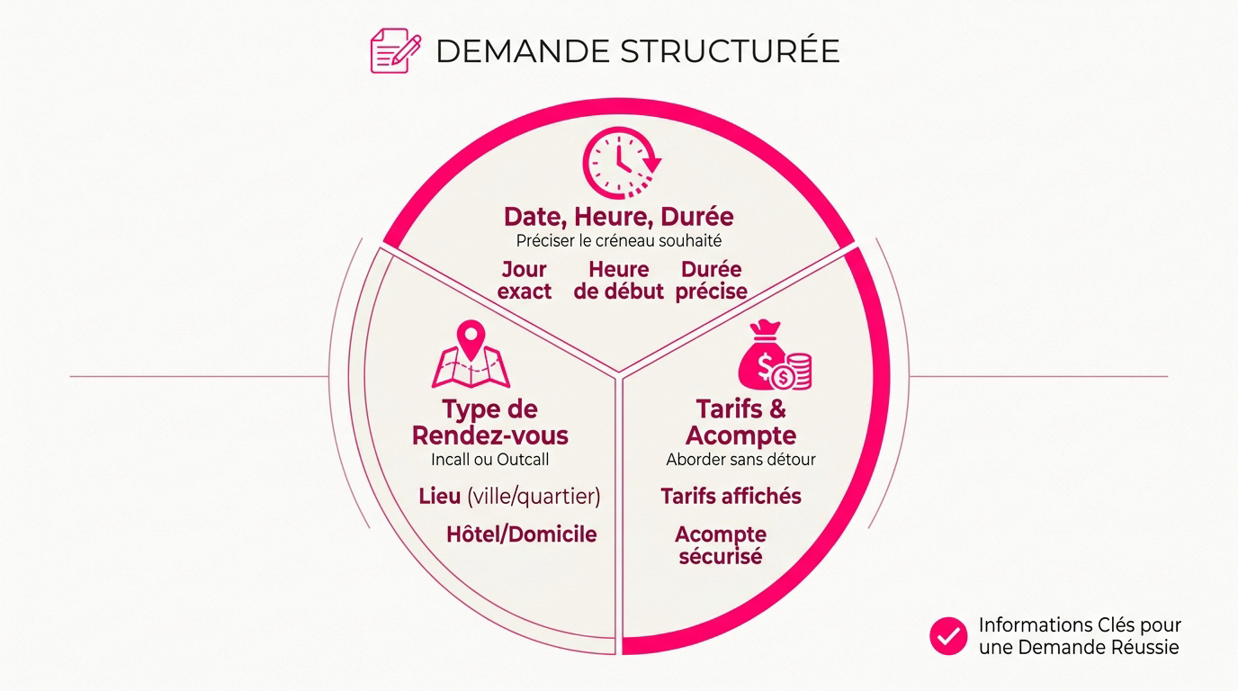 Conseils pour structurer son premier message à une escort en Suisse