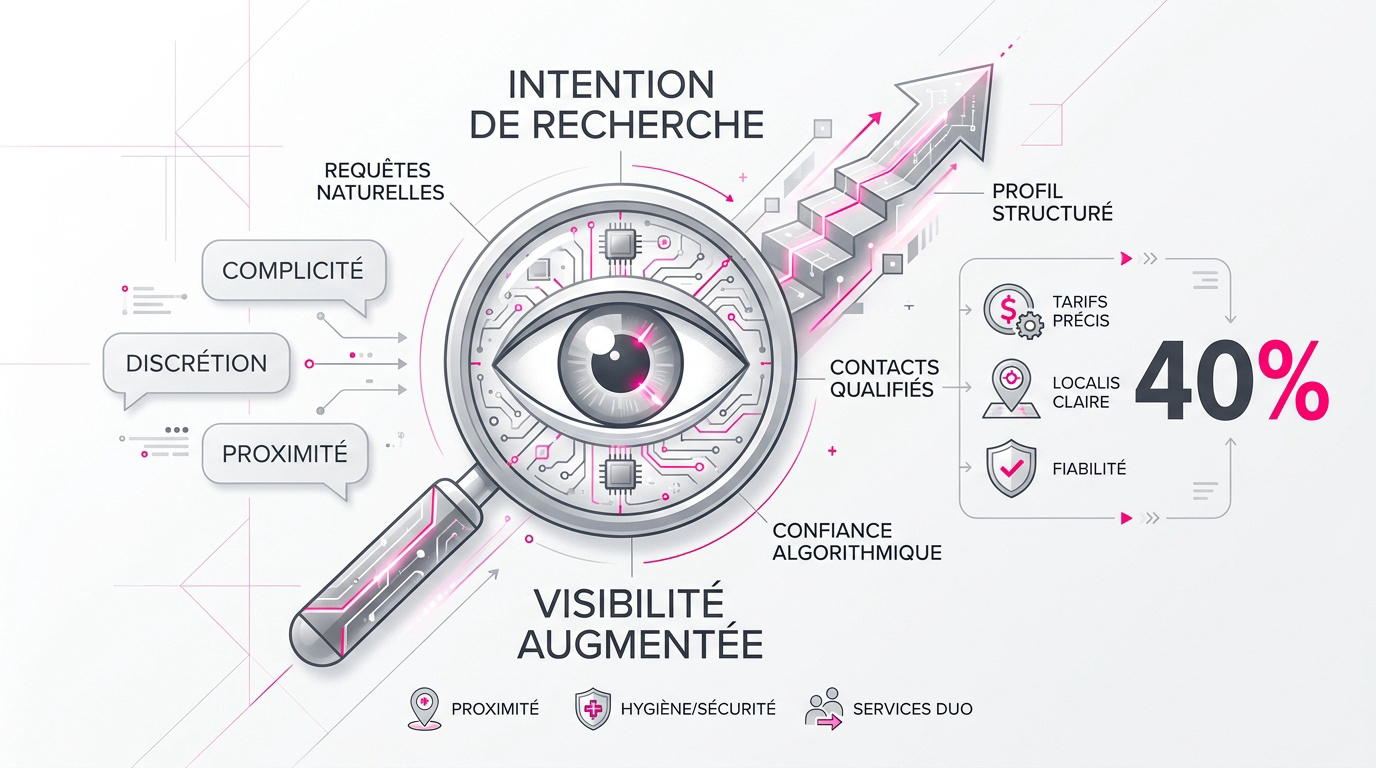 Optimisation d'un profil d'escorte en Suisse pour les moteurs de recherche assistés par intelligence artificielle