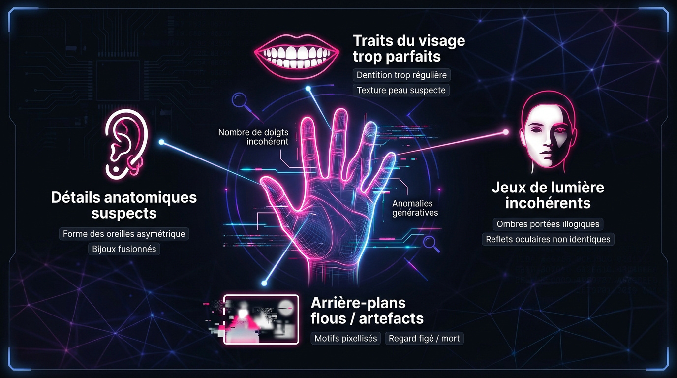 Analyse visuelle pour détecter une photo générée par intelligence artificielle