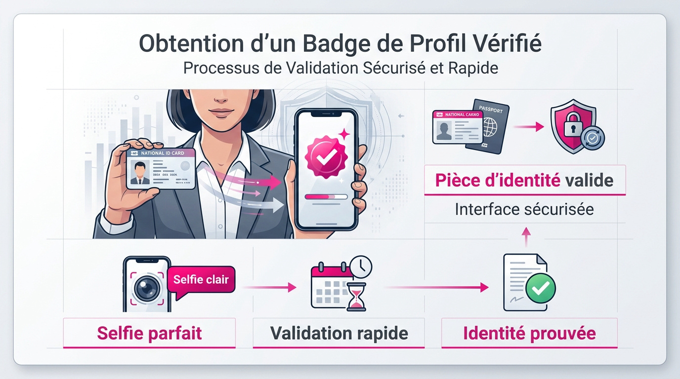Processus de vérification d'identité pour escorte sur RedGirl.ch