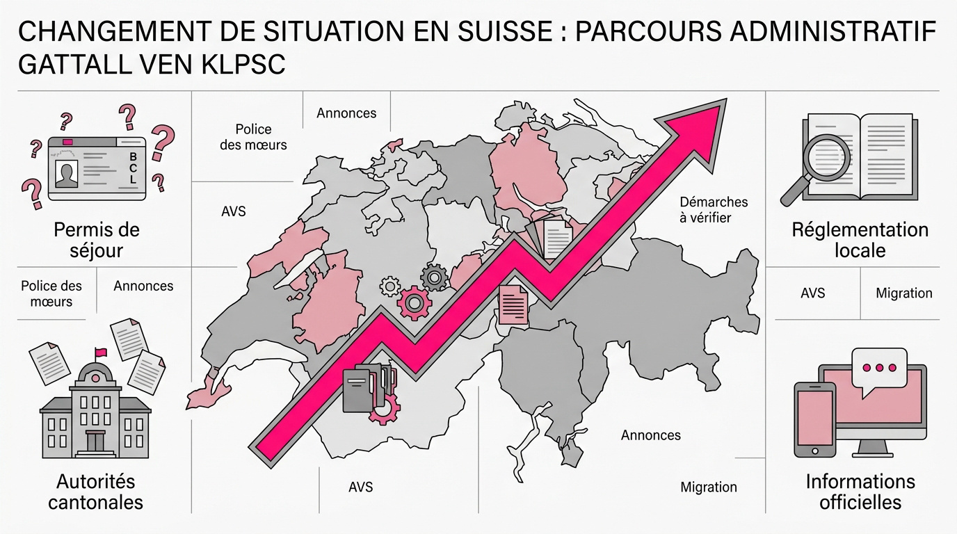 Parcours administratif pour le travail du sexe en Suisse entre les cantons