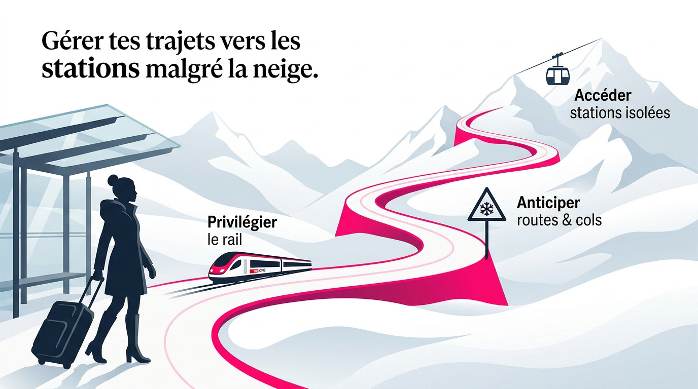 Conseils pour voyager en station de ski valaisanne par temps de neige